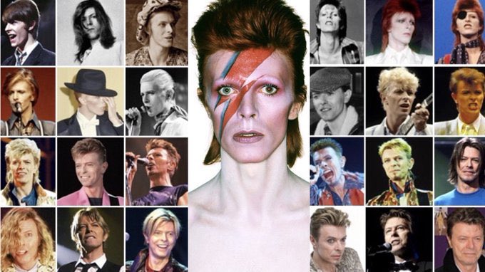 DavidBowieBot's tweet photo. （これまでのキャリアでアートに果たした最大の功績は何だと思いますか？）

ふーむ・・・

ジャンルに対する節操の無さ、かな？ https://t.co/S36nGiKtC9