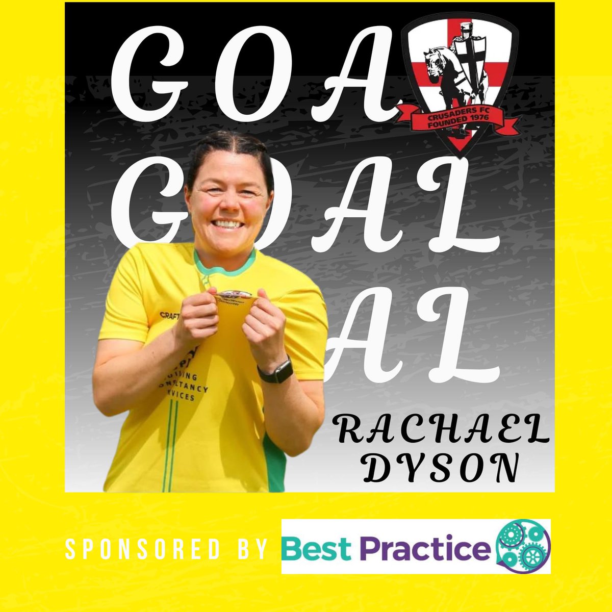 CrusadersWFC's tweet photo. *LAST TIME OUT*

A 4-3 win over Halesowen with goals from:

DANI SELMES-sponsored by McDonald's (Droitwich) and CRYSTAL WELLNESS (Falkirk and Newcastle U Lyme)

RACHAEL DYSON-sponsored by BEST PRACTICE 

ALEXA MOORE-sponsored by UK Display Stands

KIA SHAW-sponsored by DREAMSEAL https://t.co/NdsiJyH6ee