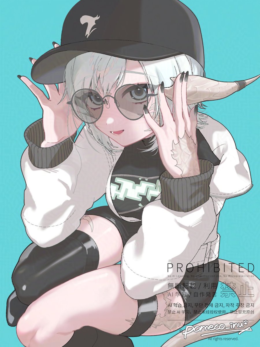 pomeco_inu's tweet photo. カラーグラスが似合うアウラちゃん😎🩵 https://t.co/r0nJTITgq1