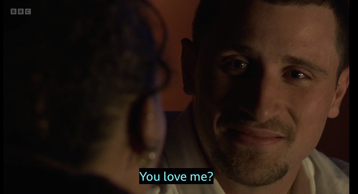noraxswynonna's tweet photo. Their first “i love you”😱🥰

Crying i love them so much😭🩵
Also the way he looks at her🥹🥰 
#EastEnders https://t.co/POAEQE3ySf