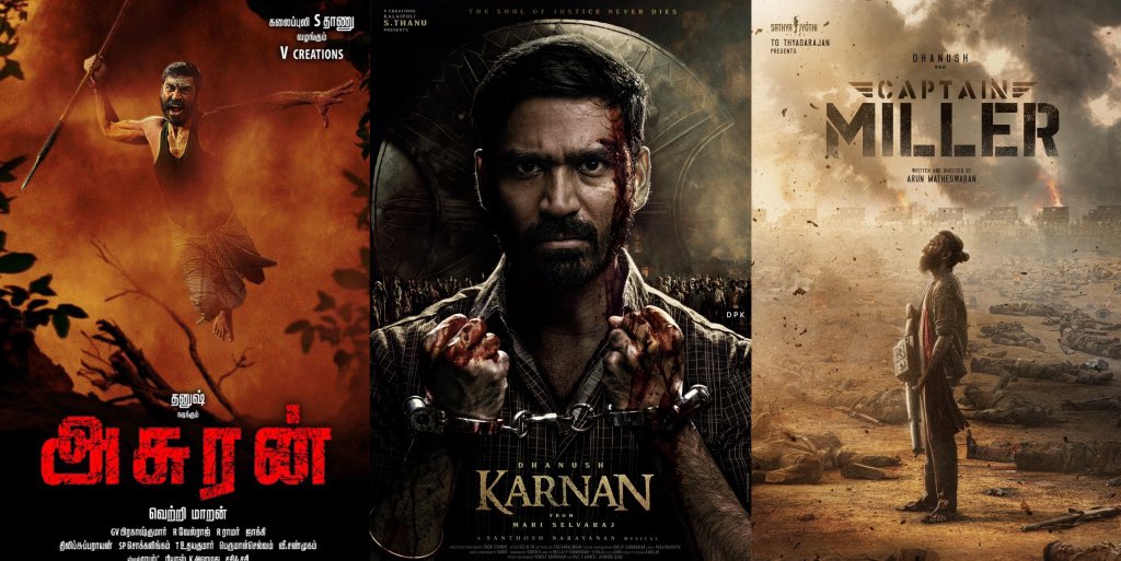 jinx_5182's tweet photo. My favourite Dhanush first look till date! 🐐🔥 The hype for #D55 First Look is unreal. Can't wait! https://t.co/02G8yck7eL