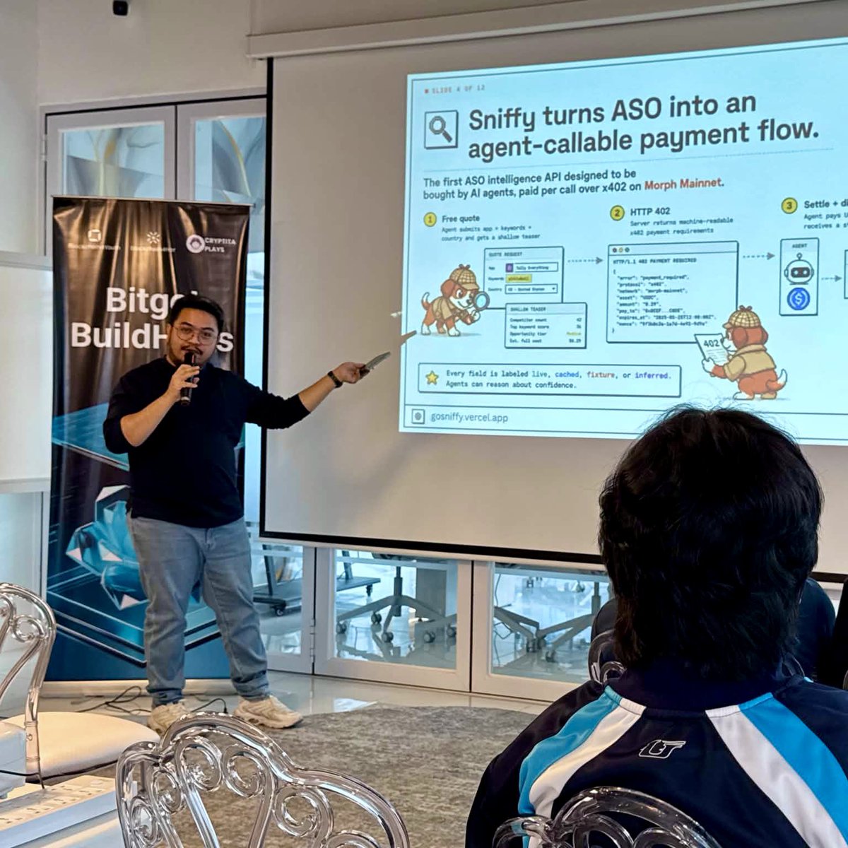 theointech's tweet photo. Did a quick side quest for the sole purpose of learning something new. Didn’t expect to actually win the hackathon.

Just wanted to learn x402 payments, and have my own ASO scraper for my next mobile apps.

It was a fun side project! 😁

#MorphBuildSprint #MorphBuildPH https://t.co/m3LKDNfww6