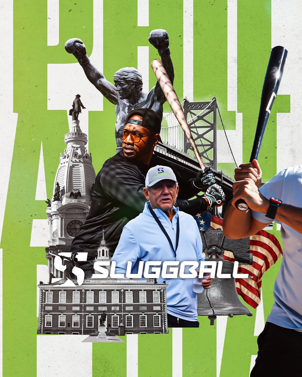 sluggball's tweet photo. Benefiting two amazing charities, Sluggball is bringing the 2026 Sluggball All-Star Classic to Philadelphia on Saturday, Aug. 8.

📍 Tommy Lasorda Field University of Pennsylvania

🗓️ Saturday, Aug. 8, from 11 a.m. to 1 p.m.

🎟️ https://t.co/QKY86rp8rL https://t.co/OhI8y2fm7h