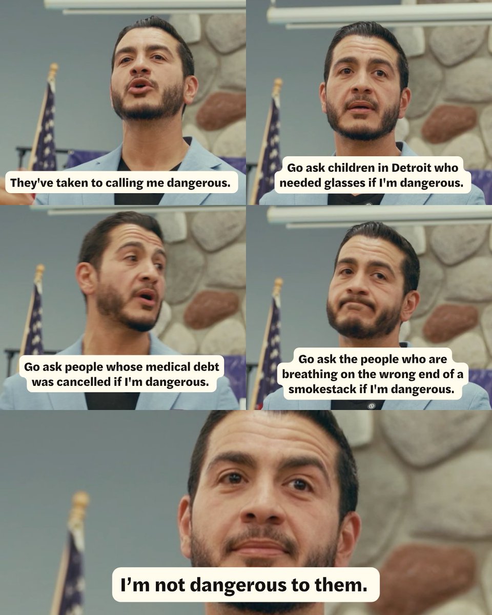 AbdulElSayed's tweet photo. Maybe I am dangerous, but not to the people who need the services that this government was created to serve. https://t.co/JvFxOdLyuJ