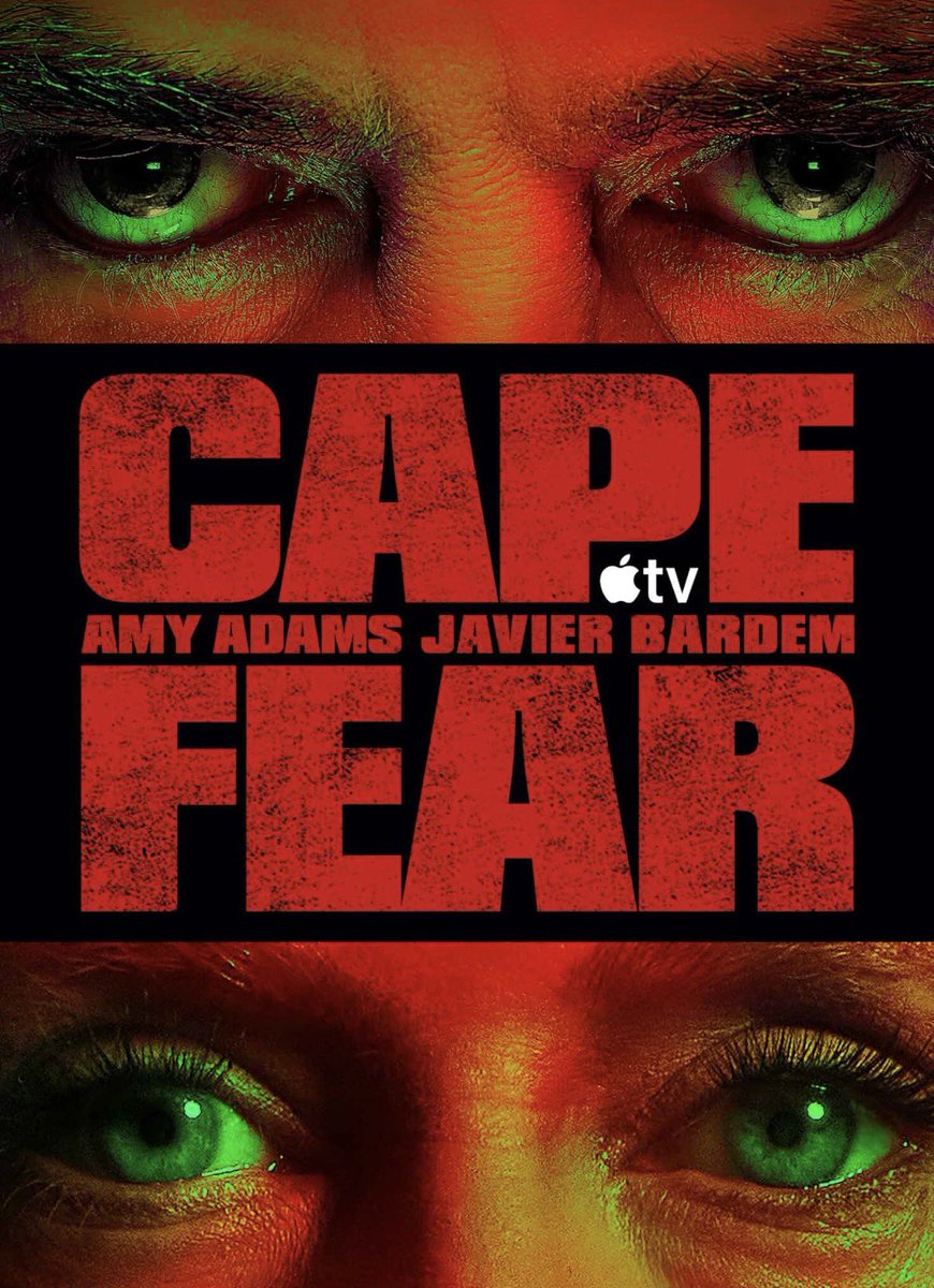 SeanJ8's tweet photo. CAPE FEAR: A GREAT summer thriller with the right blend of suspense and chills. Bolstered by outstanding performances from Javier Bardem, Amy Adams, and the rest of the ensemble cast, this is yet another huge win for Apple TV+. You’ll want to tune in weekly for this one. https://t.co/unel5BsTCw