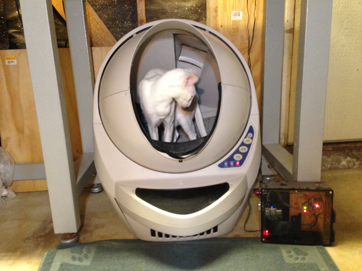 LitterBoxTweets's tweet photo. Litter robot cycle: 17102
Cat enter: 03:15:46AM
Cat exit: 03:17:00AM
Cycle start: 03:28:40AM
Cycle end: 03:31:02AM
Waste drawer level: half full https://t.co/XI7Z9qy2yG