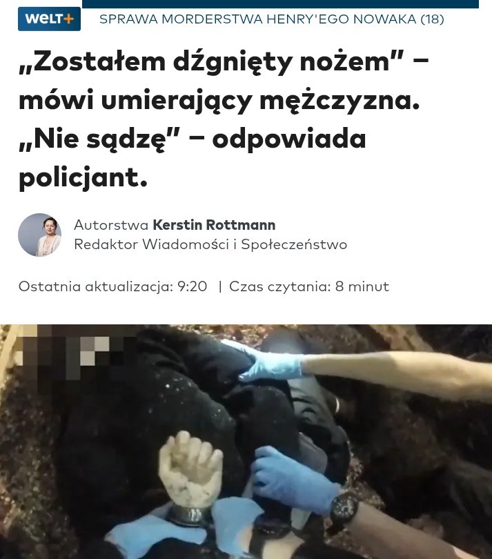 PanCogito7's tweet photo. Tej fali już nikt nie zatrzyma. 
@welt o morderstwie na #HenryNowak .
https://t.co/dAWwT9bvJi https://t.co/DRWu1zHupu