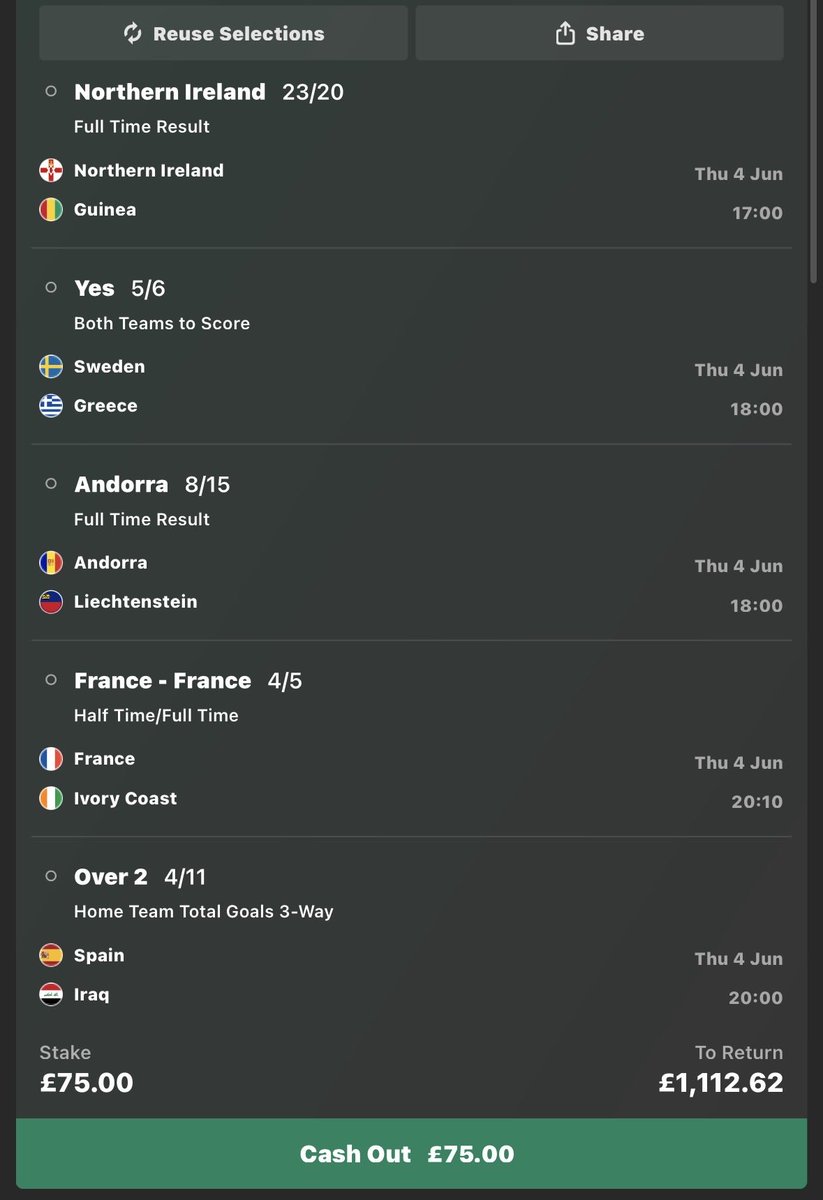 AtlasTips80's tweet photo. WORLD CUP PREP 13/1 ACCA 🏆🌍

This is the easiest £1k EVER 🤩💸 https://t.co/O9B1eAPQXP