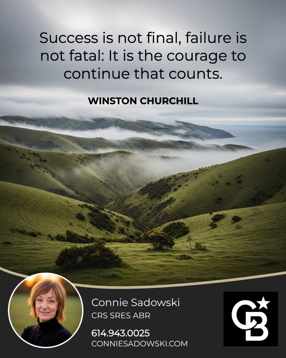conniesadowski's tweet photo. Success and failure are part of the journey, but neither defines the end. It’s the bravery to keep moving forward, despite obstacles or achievements, that truly matters. Embracing resilience and determination is key to continued growth and progress.

#Realtor #realestate https://t.co/IIya6jdPWl