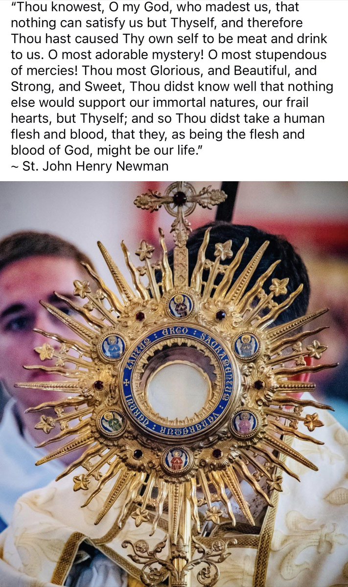 MaryOratory's tweet photo. Blessed Feast of Corpus Christi! https://t.co/Ja8ofKKyxI