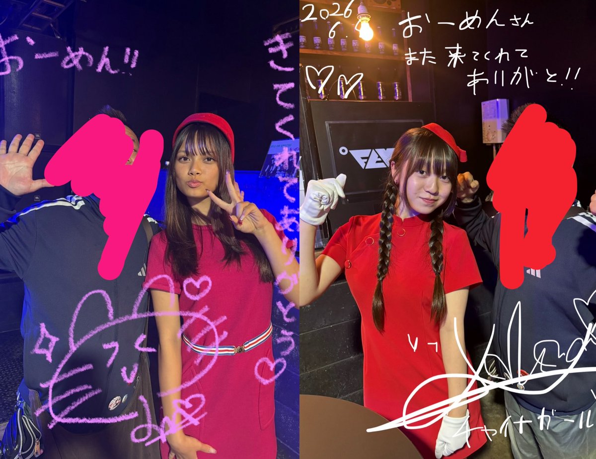 omenmen's tweet photo. チェキ会、またしても時間が足りずにサリーさん高浪さん、アンジーひよりちゃん、オーバンドルフ凛ちゃん、心愛ちゃんを撮ったところでタイムアップ…。アンジーちゃん＆りんちゃんとのスリーショットはレアですよ。 #winkmusicservice https://t.co/BhtFAys5To