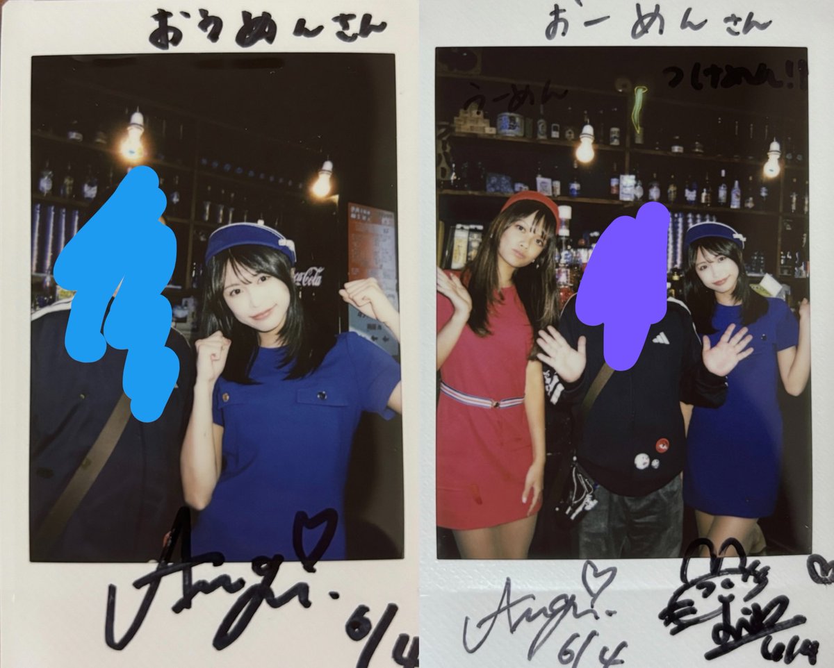 omenmen's tweet photo. チェキ会、またしても時間が足りずにサリーさん高浪さん、アンジーひよりちゃん、オーバンドルフ凛ちゃん、心愛ちゃんを撮ったところでタイムアップ…。アンジーちゃん＆りんちゃんとのスリーショットはレアですよ。 #winkmusicservice https://t.co/BhtFAys5To