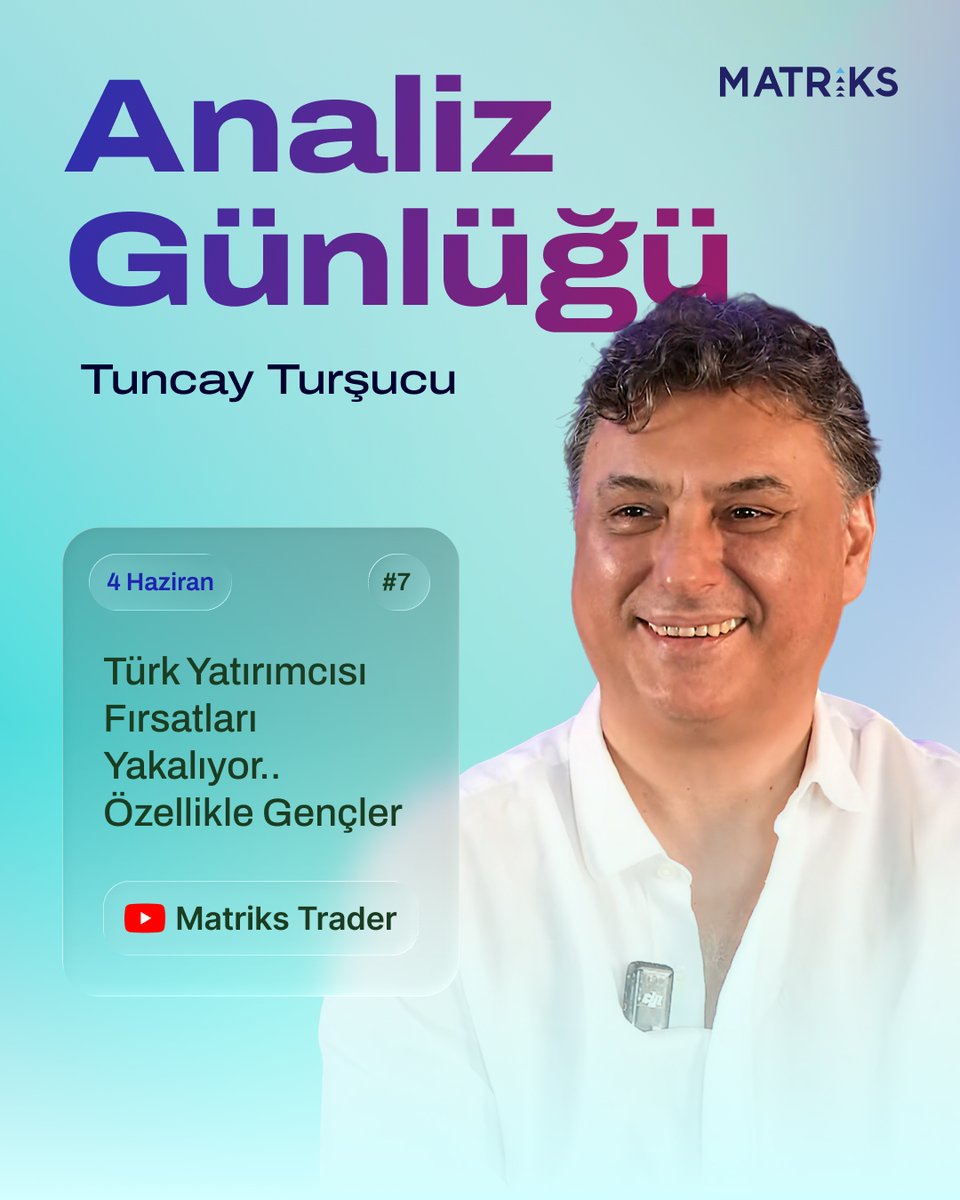 matrikstrader's tweet photo. Tuncay Turşucu (@TuncayTursucu ) ile Analiz Günlüğü | Türk Yatırımcısı Fırsatları Yakalıyor... Özellikle Gençler

Dalgalı piyasalar, değer yatırımı ve yatırımcıların fırsatlara yaklaşımı Analiz Günlüğü'nde ele alındı.

Yayını izlemek için: https://t.co/B5W8nYaor0 https://t.co/7eQUaCyzzJ