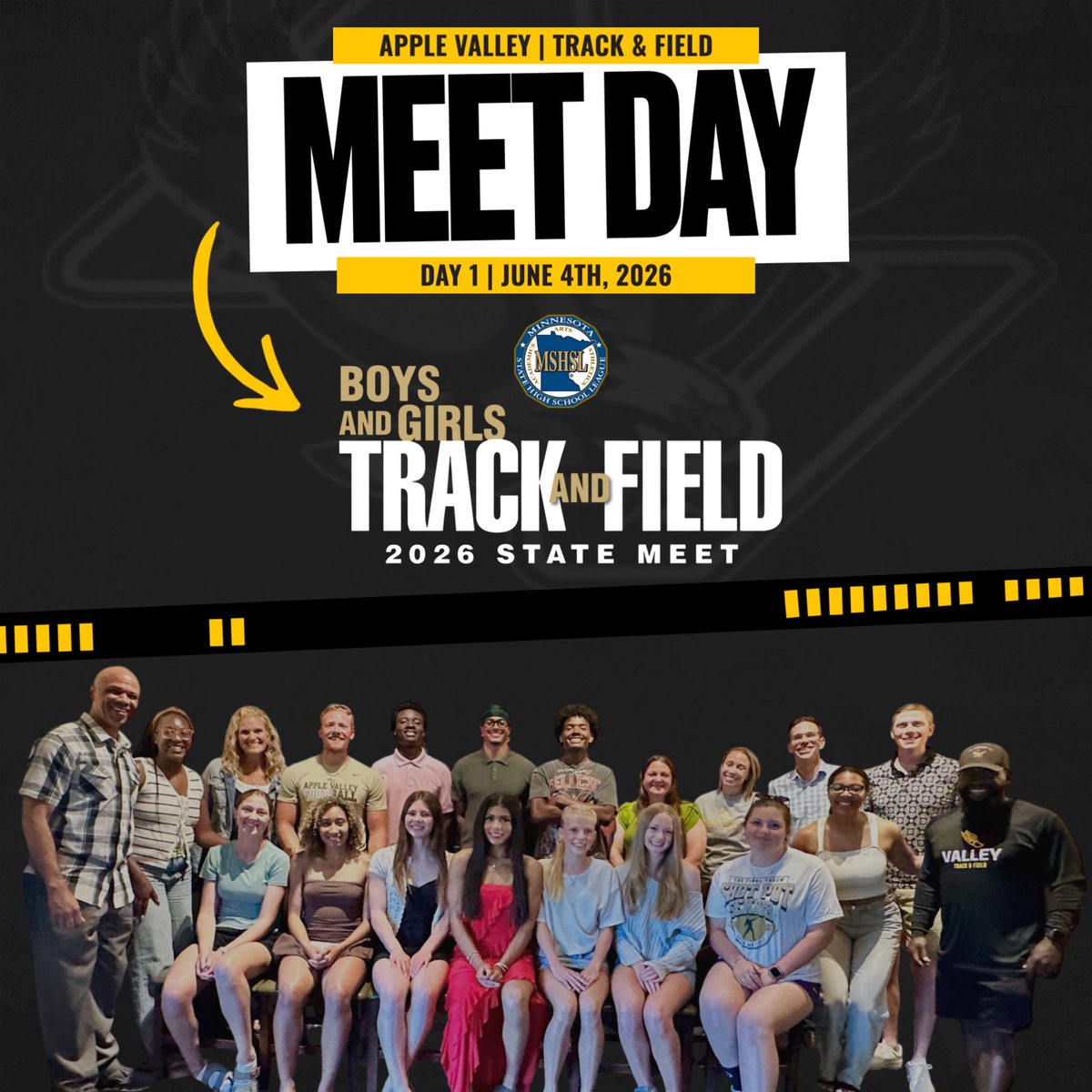 C_Comp1's tweet photo. Good luck to all of our athletes competing today and to the coaches who have put in so much work throughout the season. Go get it! @AVHSAthletics @AVHSTF https://t.co/PSwfbNBZAp