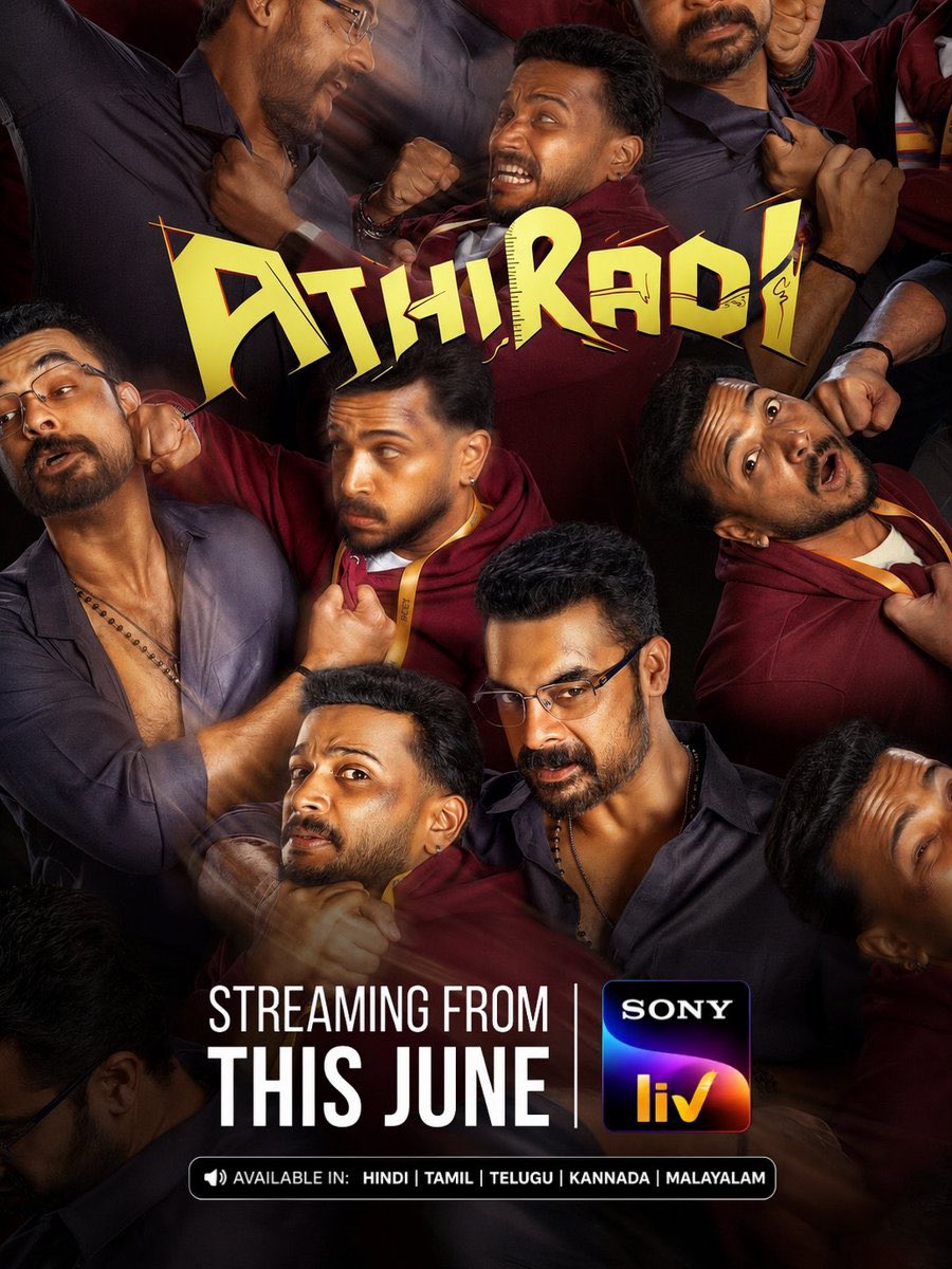 Chrissuccess's tweet photo. #Athiradi will be streaming from June 18 on SONY LIV. https://t.co/ZLGP5NrOdB