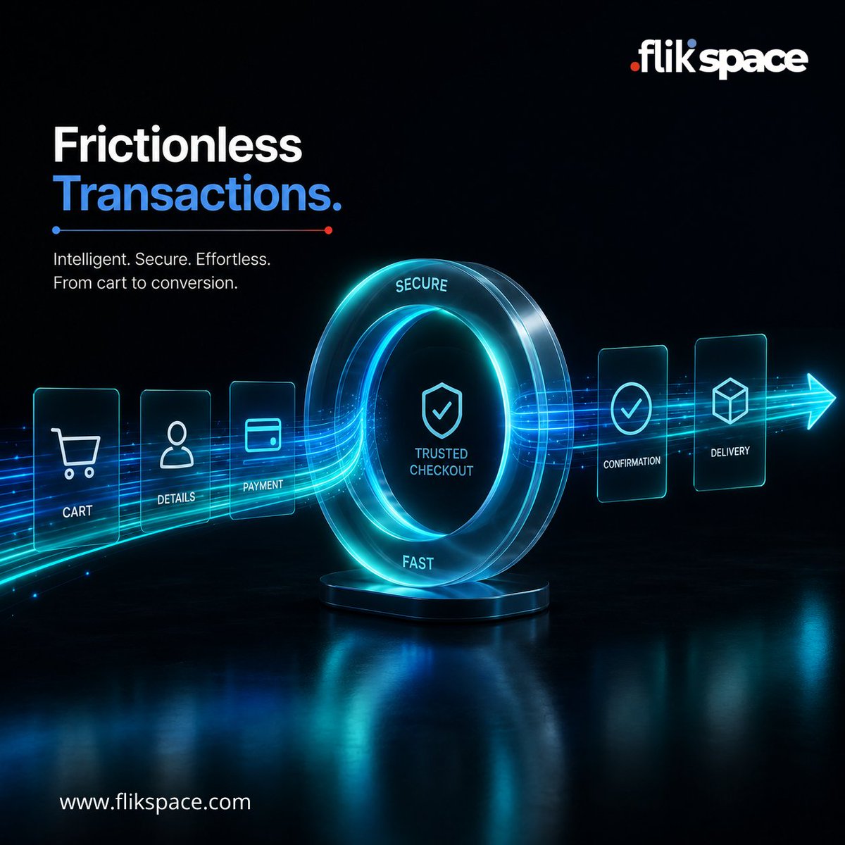 FlikSpace's tweet photo. You can have the best marketing in the world, but a fragmented checkout pipeline will kill your conversions. 💥True Connected Commerce unifies inventory, user logs, and payment APIs into a single fluid loop—eliminating late-stage friction. #Ecommerce #ConnectedCommerce #Flikspace https://t.co/iHQ7vGBQkV
