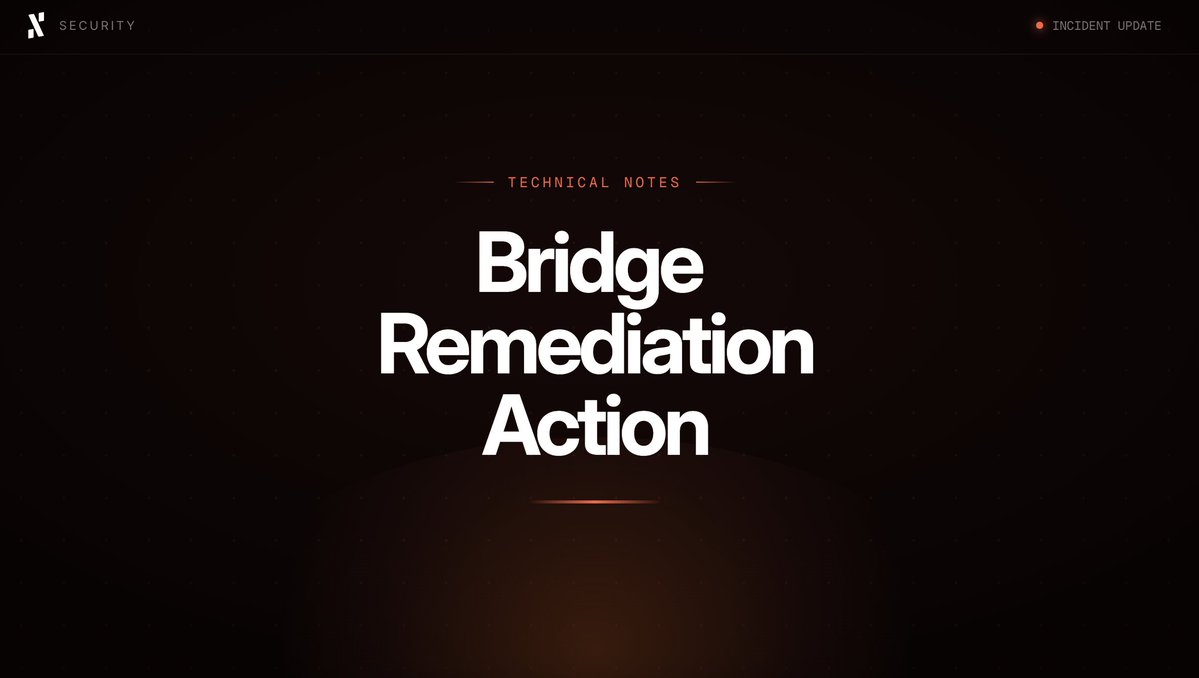alephium's tweet photo. 🧵How the Attacker's wALPH Was Burned

“As part of the bridge incident remediation, the bridge guardians, with support from our security partners, executed an authorized recovery procedure to invalidate the unbacked wrapped ALPH held in the attacker's wallet.”

The Bridge Guardians coordinated through the bridge’s multi-signature governance mechanism to temporarily upgrade the bridge’s wrapped asset contract implementation.

This temporary implementation introduced functionality that allowed the attacker-controlled unbacked wALPH to be permanently burned. Immediately after execution of the burn, the contract was reverted to its original implementation.

This action required approval from the full Guardian set, which is why the process took several days to organize and execute. Note that the guardians are separate and independent from each other.

Alephium’s bridge wrapped asset contracts, like those used by many cross-chain bridge systems, are deployed behind upgradeable proxy contracts. This architecture allows contract implementations to be modified through Guardian-approved governance actions when required.

It is important to note that the burn capability used in this remediation did not exist in the bridge’s normal operating implementation. It was introduced through a temporary governance-approved upgrade specifically to remediate the unbacked supply created by the exploit and was rolled back once the action was completed.

This approach has precedent in previous DeFi security incidents.

Following the pxETH exploit involving Yearn Finance, unbacked tokens were invalidated by the token issuer directly from the attacker's wallet.

After the Echo Protocol incident, attacker-controlled eBTC was burned once administrative control had been recovered.

The tokens burned in our case were exclusively the unbacked wALPH that remained in the attacker’s wallet at the time of the action. Any wALPH that had already left the attacker’s wallet prior to the burn was not affected.

The recovery action was intentionally limited to assets that remained under the attacker’s direct control and did not affect third-party holders who acquired wALPH through ordinary market activity without involvement in the exploit.

The action had no effect on assets held by legitimate users and did not affect any assets on the Alephium Layer 1 blockchain.

The bridge itself remains disabled while remediation, review, and security assessment work continue.
