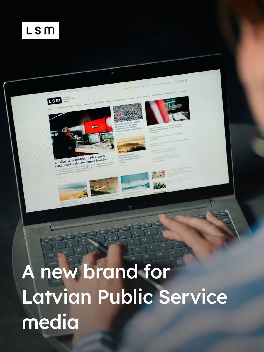 LSM_eng's tweet photo. 📢 A new brand identity, the same trusted content!
Latvian Public Media is gradually introducing a unified brand and visual identity, the first changes are already visible on the https://t.co/M8CYIidyGl portal!
​🔗 Read more here: https://t.co/LzvjUQ5GH0 https://t.co/VE46t2JzmM
