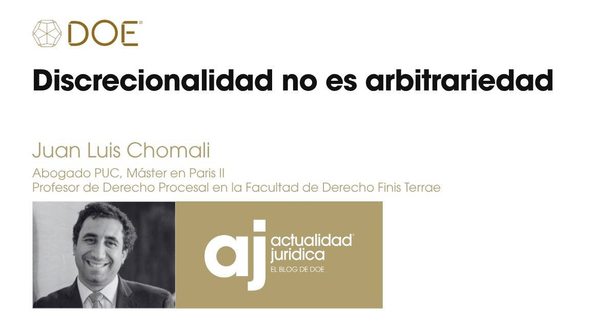 doe_cl's tweet photo. ⚖️OPINIÓN| “No  se trata de prohibir todo ajuste, sino de algo más sencillo: las potestades discrecionales exigen mayor motivación, no menor”, señaló Juan Luis Chomalí.

Lee➡️https://t.co/gtzAG9nmXX

#DOE #Derecho https://t.co/i6FVmsYFD9