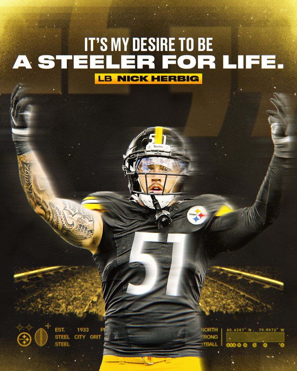 steelers's tweet photo. Spoken like a true Steeler ✊ @nickherbig_ https://t.co/UqgcEO8FDW