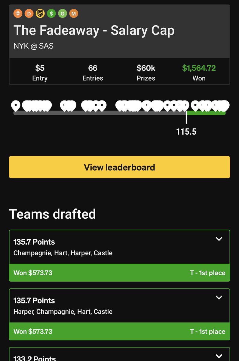 KourafasJohnny's tweet photo. 2 in 1st always fun!
#UnderdogDrafts #UnderdogNBA https://t.co/eRK4WD69Aq
