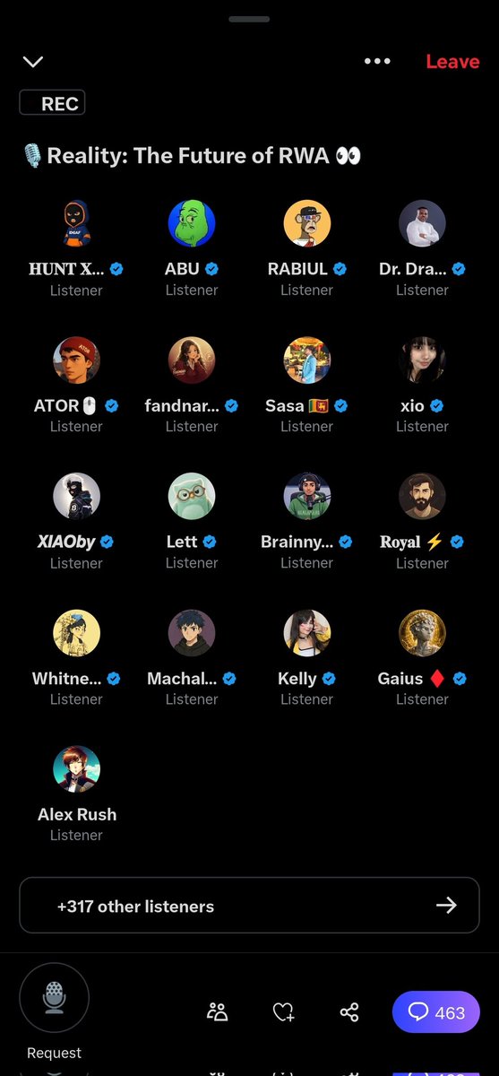 DropXRush's tweet photo. @RealityFi_xyz Amazing conversation and valuable alpha. Thanks for hosting such an informative discussion on RWA and adoption. 🎧 https://t.co/l2X5RcSAaw