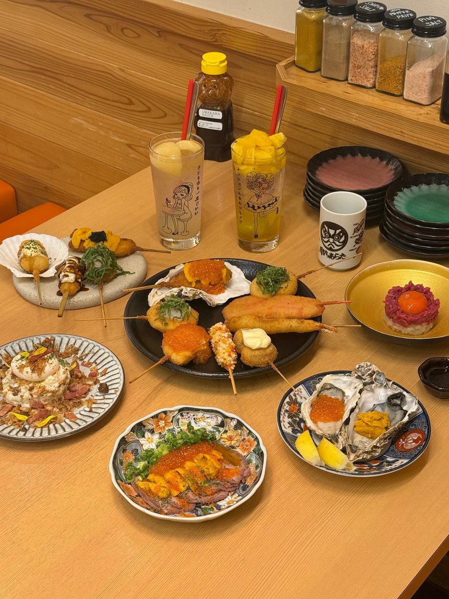 teddydiary_'s tweet photo. すでにリピしてる神田のネオ串カツ居酒屋🥺 https://t.co/ApQtaJpFFA