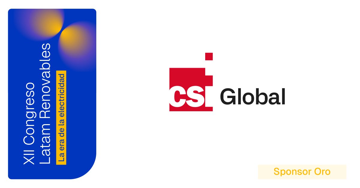 auderuy's tweet photo. 🔵 #LATAMrenovables | La era de la electricidad
Gracias #CSIGlobal por acompañar #LATAMrenovables 👏⚡

📅 28–29 julio | 📍 LATU – Montevideo
🎟️ Inscribite 👉 https://t.co/KD674fqbxW

#EnergíaDelFuturo ♻️☀️🍃🌊 https://t.co/bpCe66qMRn