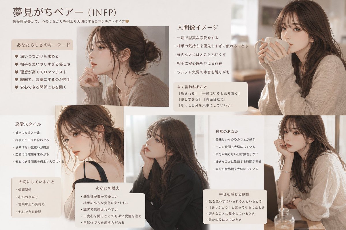 Xvrc_same's tweet photo. チャッピーに聞いた私の人間像✖️べあ診断 https://t.co/6fXYhAmxtI