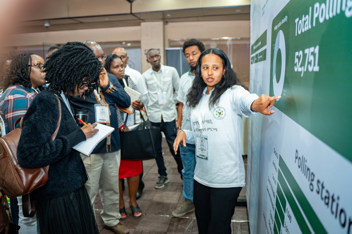 CecoeEth's tweet photo. A delegation from the East and Horn of Africa Election Observation Network (@ehorn_ ) visited the Coalition for Elections' Election Observation Data Center, June 1 2026. https://t.co/2oaWXRzmwx