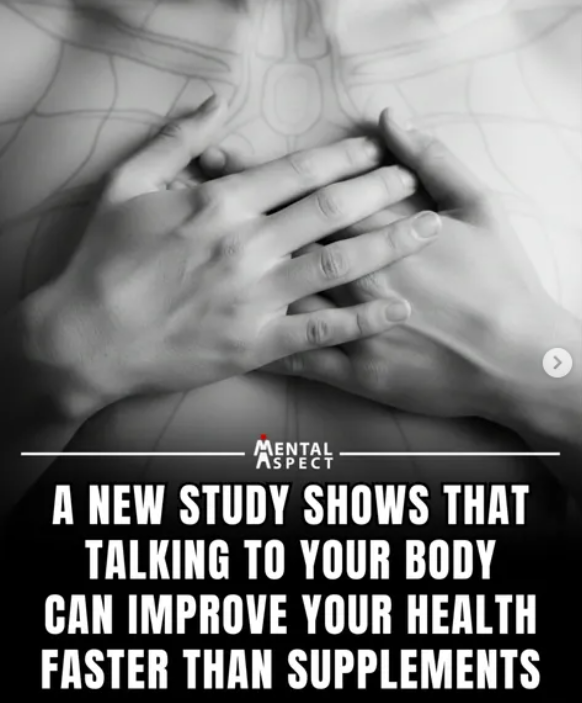 neuronpowers's tweet photo. A new study shows that talking to your body an improve your health faster than supplements. https://t.co/LYShuy99ne
