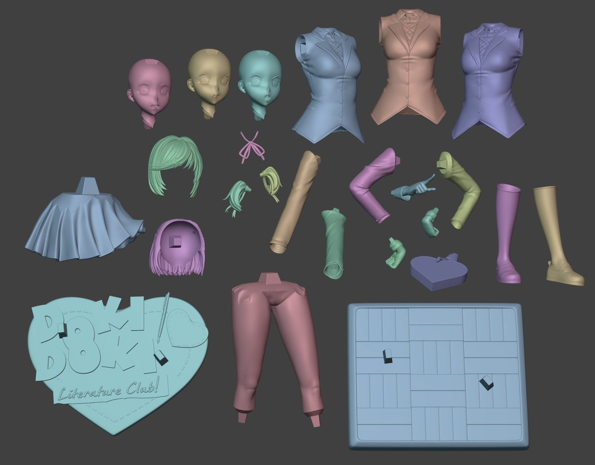 AntTron377's tweet photo. Natsuki from Doki Doki literature club is finally available on cults3d!
Feel free to share your art`s!
https://t.co/qaI8p60gFR https://t.co/7yIykPFIFm
