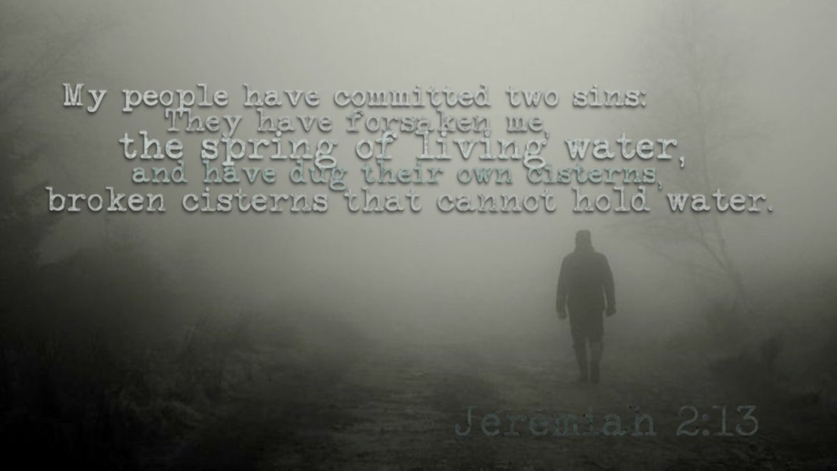 _ForgedByFaith_'s tweet photo. Jeremiah 2:13 - It simply amazes me how we still can't seem to see that our plans and preferences are so parched as they are. I mean, if we really knew what we were doing matters, then we're the proof? What have we to show for the life we know? #Jesus #God #Bible #theforge #truth https://t.co/PZCcXrlSYr