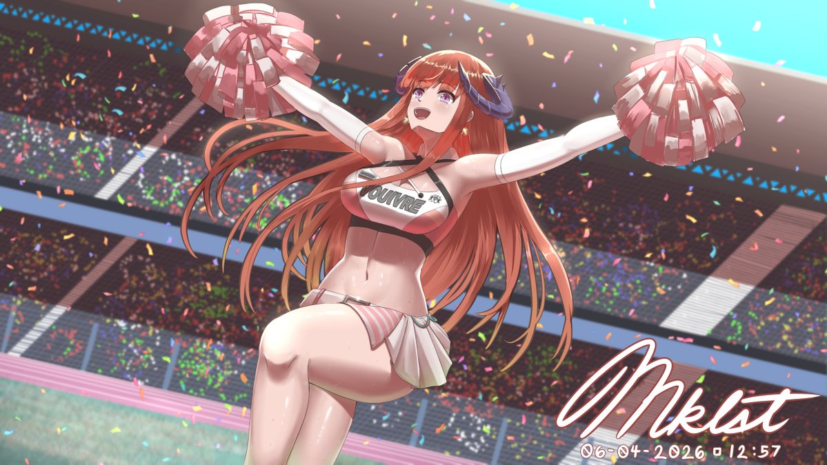 MIKOLLUST's tweet photo. "Cheerleader Potato"

Fiona in Wulfenite's new cheerleader outfit.

Enjoy~

#Arknights #Bagpipe #FionaStealsYourOutfit https://t.co/o7OiMNd430