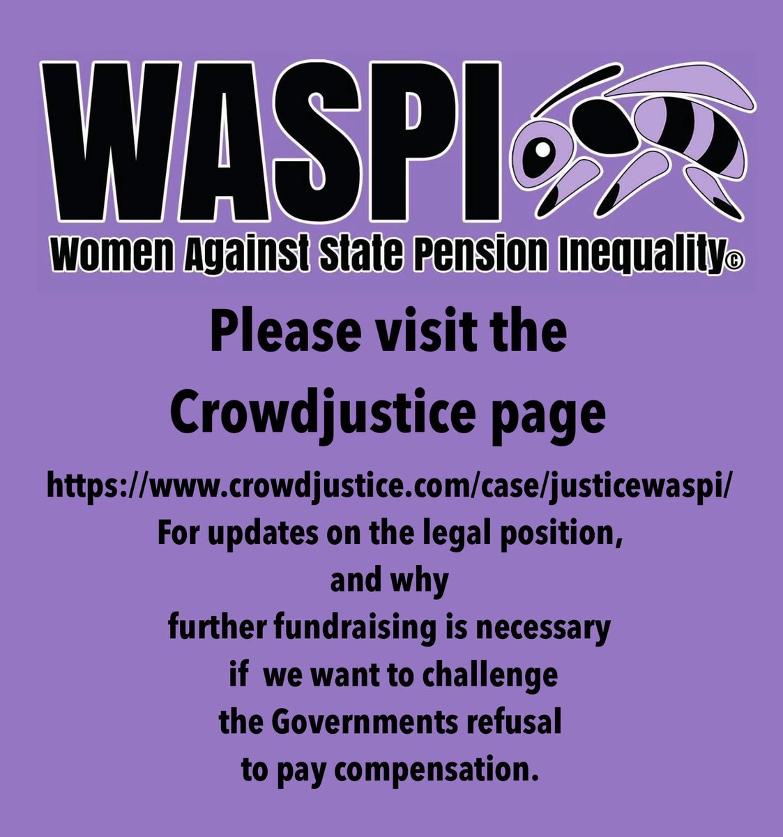 WASPI_Campaign's tweet photo. The Government has shockingly turned its back on #WASPI women &amp; the Ombudsman. But we're fighting back. Read all about it &amp; how you can support our fight for justice in our latest update here 👇
https://t.co/Unq0XH7aCh https://t.co/TEVx8c7zlM