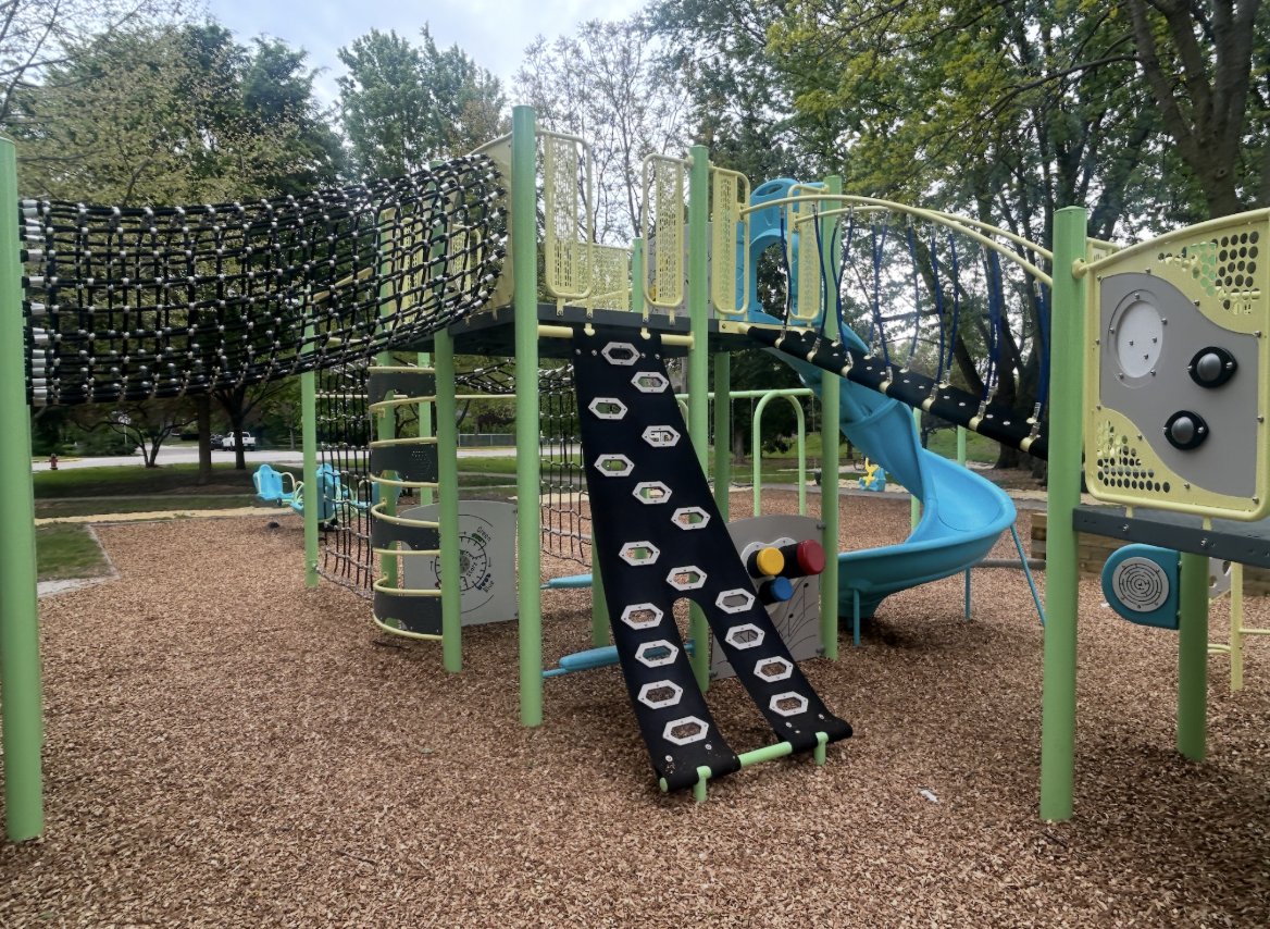 CunninghamRec's tweet photo. A fresh new look has arrived at Gleiss Park in Skokie, Illinois! 🎉🛝

The updated playground now features a beautiful new color palette of Azure, Ice Mint, Dolphin Gray, and Ice Butter, creating a bright and modern play environment that adds even more excitement to the space. 🌈✨

Designed to encourage climbing, sliding, exploration, and imaginative play, this refreshed playground offers a welcoming place for families and friends to gather and connect outdoors. We’re proud to partner with the Skokie Park District to help bring vibrant, community-centered recreation spaces to life.

Contact us today to start your next project with our new colors!  https://t.co/yC2gXxFfo9 
#CunninghamRecreation #SkokieIL #PlaygroundDesign #CommunityParks #ParksAndRec #InclusivePlay