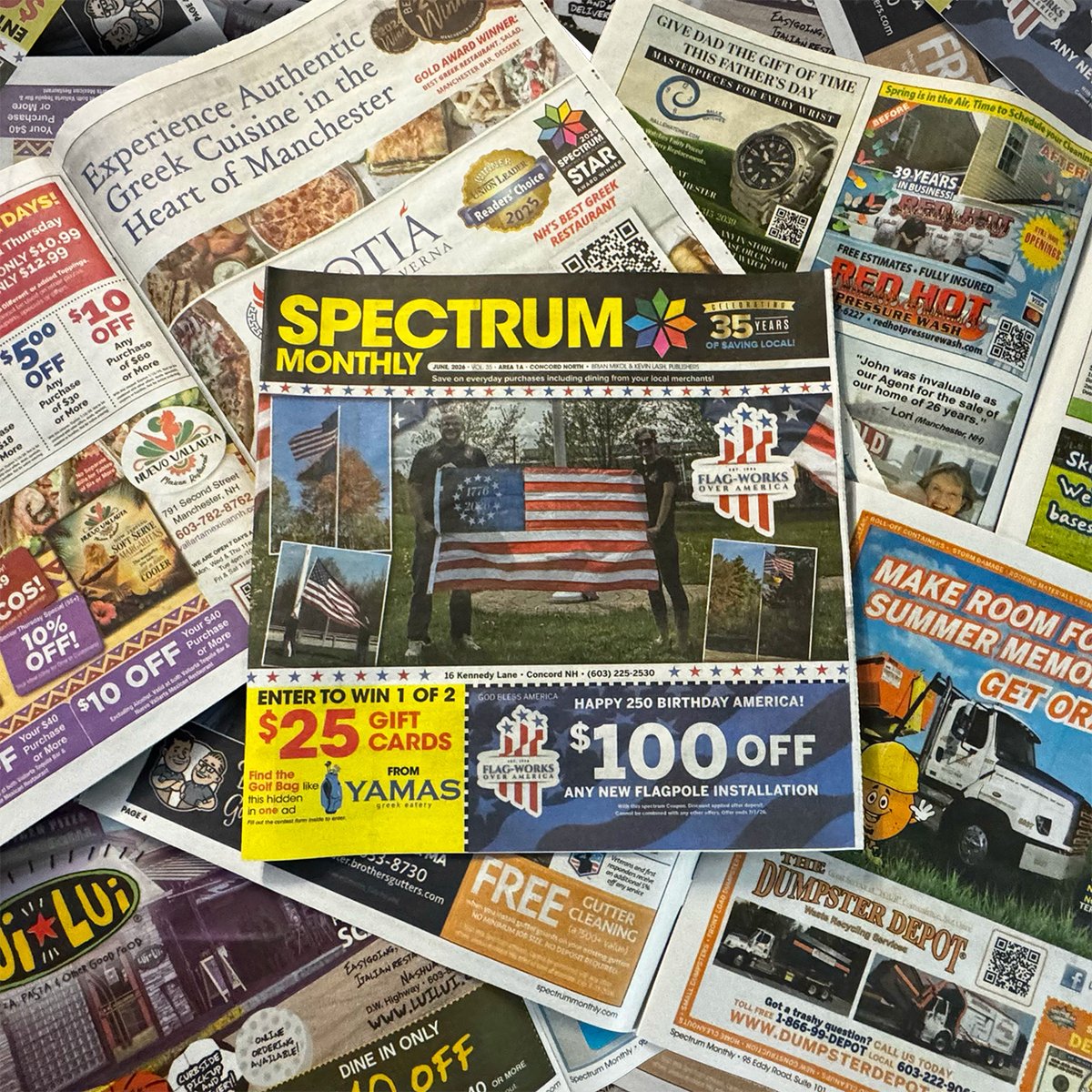 spectrummonthly's tweet photo. Check your mailbox! The June edition of Spectrum Monthly is out now. Find the hidden golf bag inside for your chance to win.

See virtual issues of Spectrum Monthly here: https://t.co/eyjfGi9653 

#SpectrumMonthly #WeAreLocal #DirectMail #DirectMarketing #Marketing https://t.co/T468gPeWJS