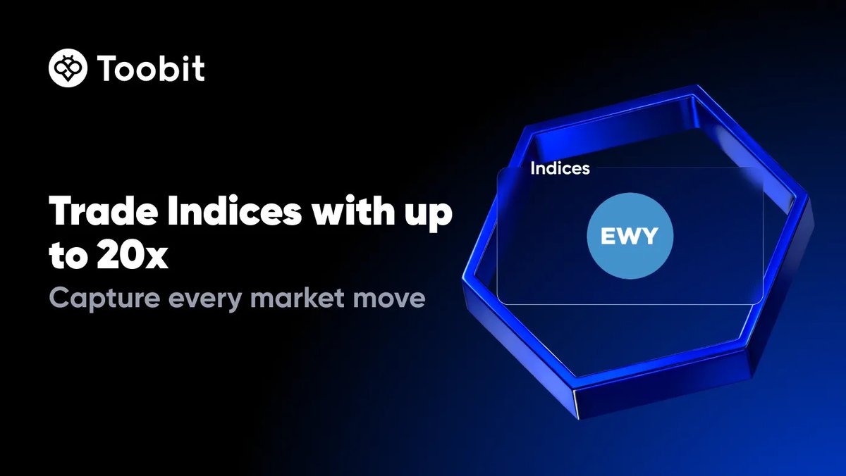 Toobit_official's tweet photo. 🚨New listing alert!🚨

Trade #EWYUSDT with up to 20x leverage on #Toobit and capture every market move.

Learn more ▶️ https://t.co/UGVx7zFSkm

#ToobitFutures https://t.co/hpkyFVrTUX
