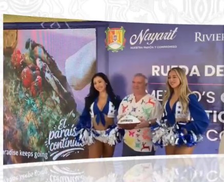 ENrouteComm's tweet photo. Nayarit continues to shine on the international stage ✨🏈

This week we coordinated a major tourism and media activation with Riviera Nayarit, Nayarit and the Dallas Cowboys, which included a visit from the Dallas Cowboys cheerleaders and Dallas-based media outlets. https://t.co/nfp1sLIjaE