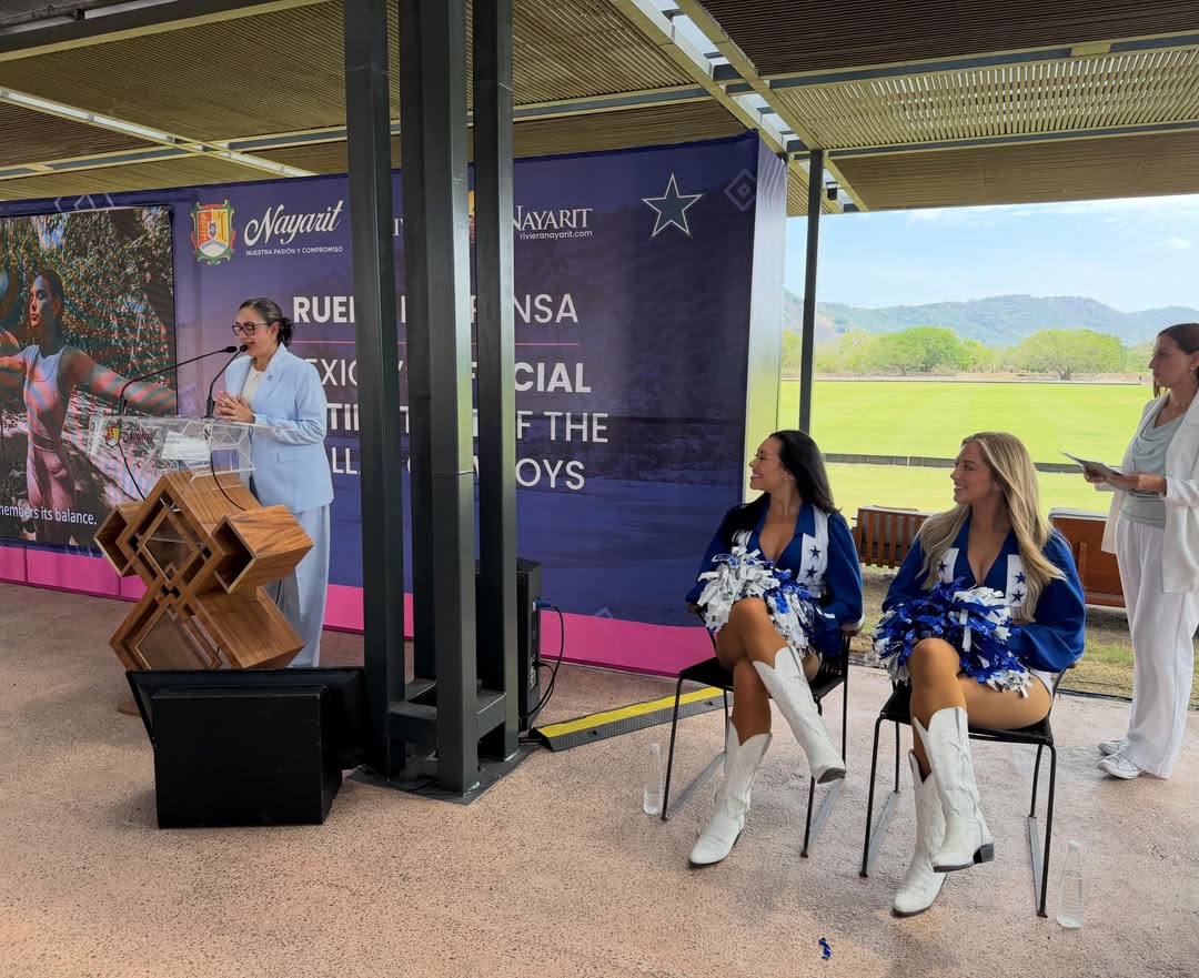 ENrouteComm's tweet photo. Nayarit continues to shine on the international stage ✨🏈

This week we coordinated a major tourism and media activation with Riviera Nayarit, Nayarit and the Dallas Cowboys, which included a visit from the Dallas Cowboys cheerleaders and Dallas-based media outlets. https://t.co/nfp1sLIjaE