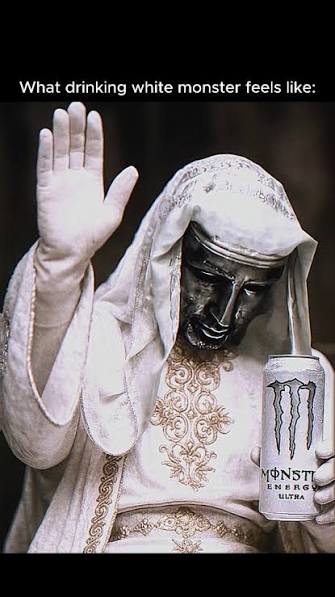 White Monster Solana tweet media