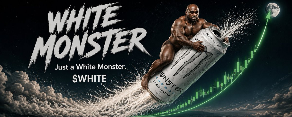 White Monster Solana tweet media