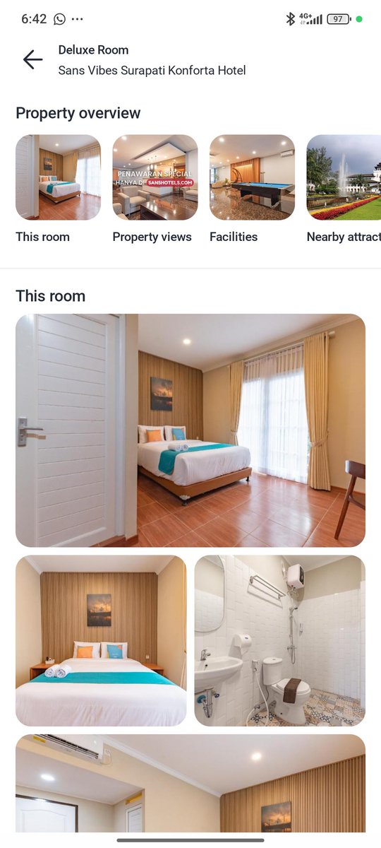 zavoryxd's tweet photo. wts 2 room deluxe sans vibes surapati bandung untuk tgl 6-7 juni, aku jual 450 aja karna gabisa reschedule, aku beli 660 dari agoda yg minat lgsng cus dm #wts #hotelbandung #bandung https://t.co/E8itmnlnY1