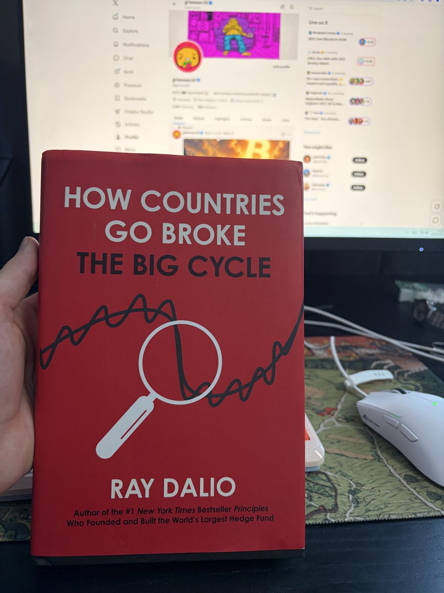 griessonk's tweet photo. I’ve started reading a new book “How Countries go broke: The big cycle”

I’ll begin my exploration of Ray Dalio’s ideas

Do you know Ray Dalio? Perhaps you've read his books or watched his lectures? https://t.co/eQoWIuQGRJ