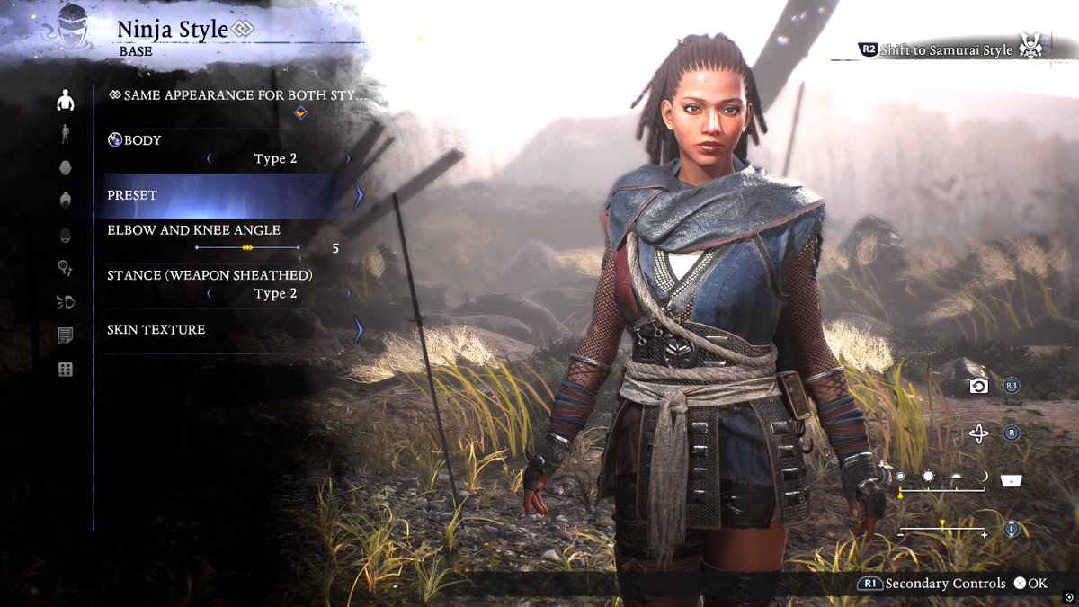sillyisabella's tweet photo. @zensroe you can create your own character in nioh 3 and this has been my samurai/ninja she is so cool to me. https://t.co/G71STuNXZx