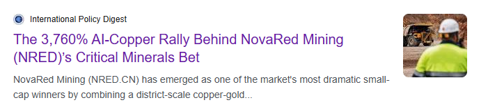 dhalylf's tweet photo. Copper supply does not appear overnight. That is why juniors with real land packages can wake up fast. NRED remains one of the higher-torque names on my list. NFA

#TejRan #jonita $SIVE $AMD $MLEC https://t.co/vyJsNL7LIU
