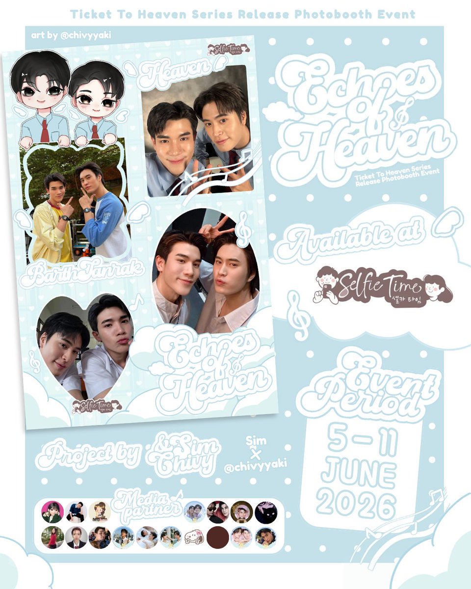 chivyyaki's tweet photo. ❝ The loudest echoes come from the heart ❞ 🪽

Join us in celebrating Ticket To Heaven series release!🕊️

Special photoframe event by @simsajja &amp; @chivyyaki  × @selfietimeid

📅 05 June–11 June 
📍 (details on poster)

Don't forget to tag us!✨

#EchoesOfHeaven #GeminiFourth https://t.co/W20Td0nwcR