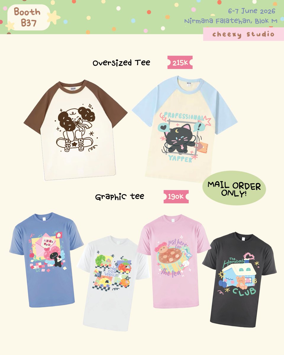cheexystudio's tweet photo. ( MAIL ORDER ONLY ITEMS )

🍰MAIL ORDER: https://t.co/RKbuXQyhDl
📅 21 May-9 June

#CF22catalogue #cf22aftersales #PLAND https://t.co/EmFWnuI5xL