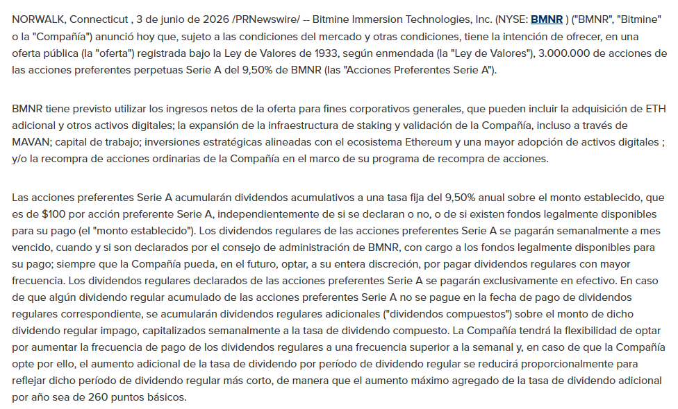 whatsupcripto's tweet photo. Bitmine (BMNR) apuesta fuerte por Ethereum 💥

La compañía planea recaudar capital para comprar más ETH, expandir su infraestructura de staking y reforzar su posición en el ecosistema. 

Señal clara de acumulación institucional 🚀 https://t.co/2xheofvZzS