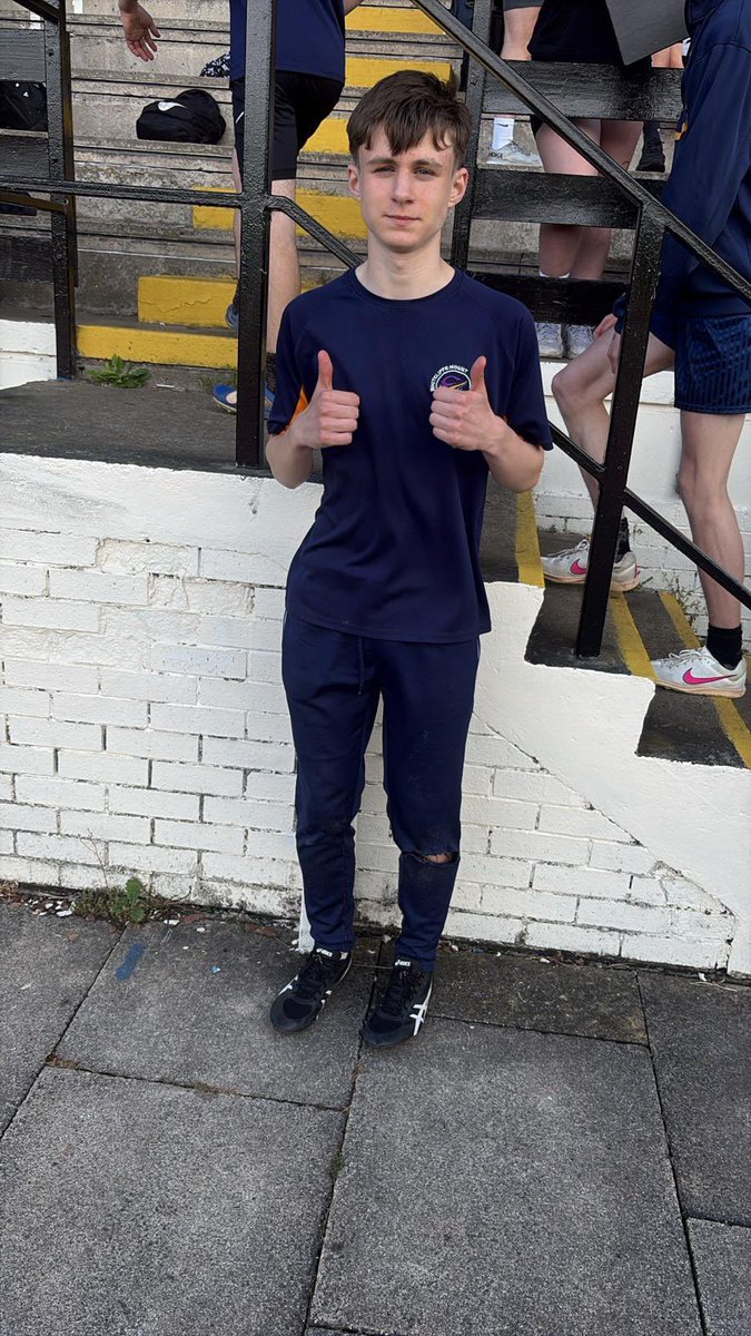wms_pe's tweet photo. The Y10 boys came second overall in the Kirklees athletics competition yesterday. Highlights were Charlie coming 1st in shotput, George 1st in triple jump, Josh 1st in 200m, Riley 1st in 100m, Frankie 2nd in long jump and the relay team coming 1st! Well done lads @WMount #WMA https://t.co/FTTla5MAcY